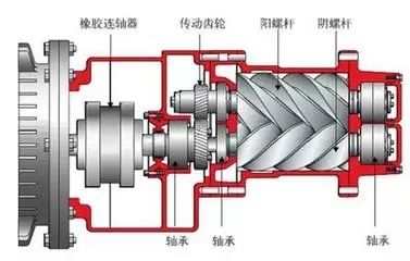 空壓機轉(zhuǎn)子結構圖